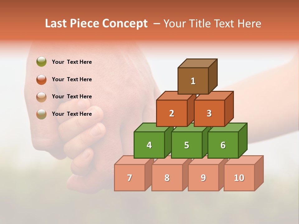 Little Holds Father PowerPoint Template