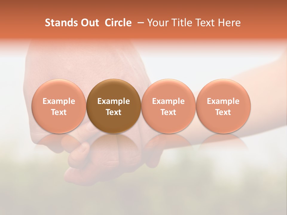 Little Holds Father PowerPoint Template