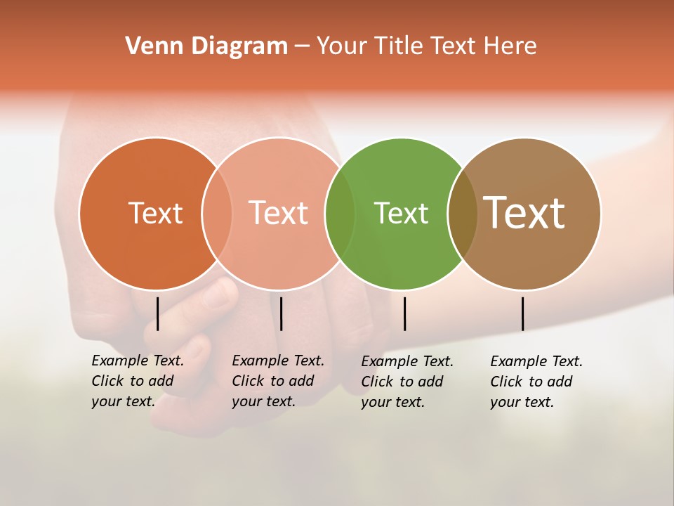 Little Holds Father PowerPoint Template