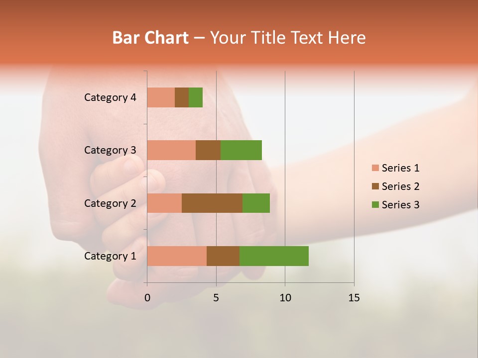 Little Holds Father PowerPoint Template