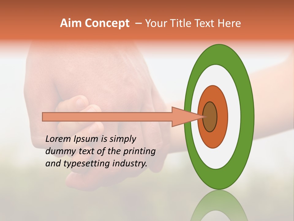 Little Holds Father PowerPoint Template