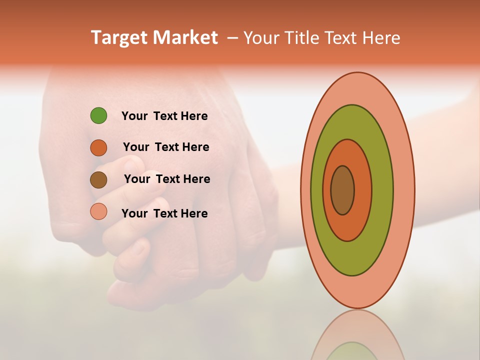 Little Holds Father PowerPoint Template