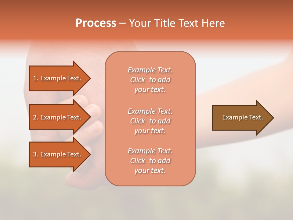 Little Holds Father PowerPoint Template