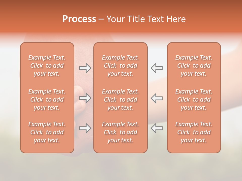 Little Holds Father PowerPoint Template