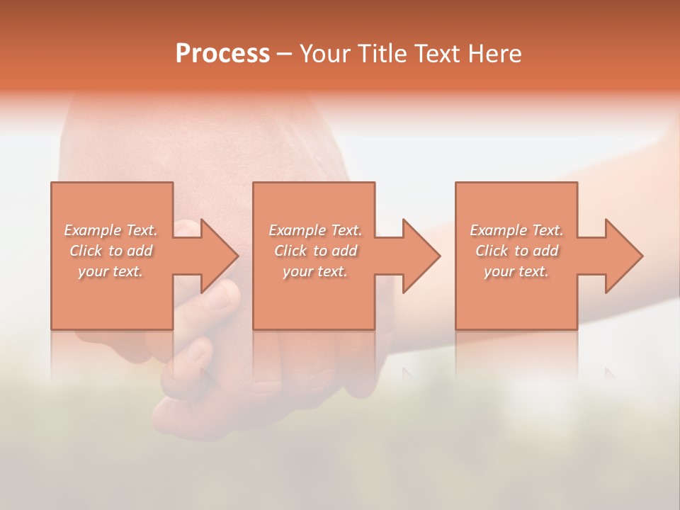 Little Holds Father PowerPoint Template