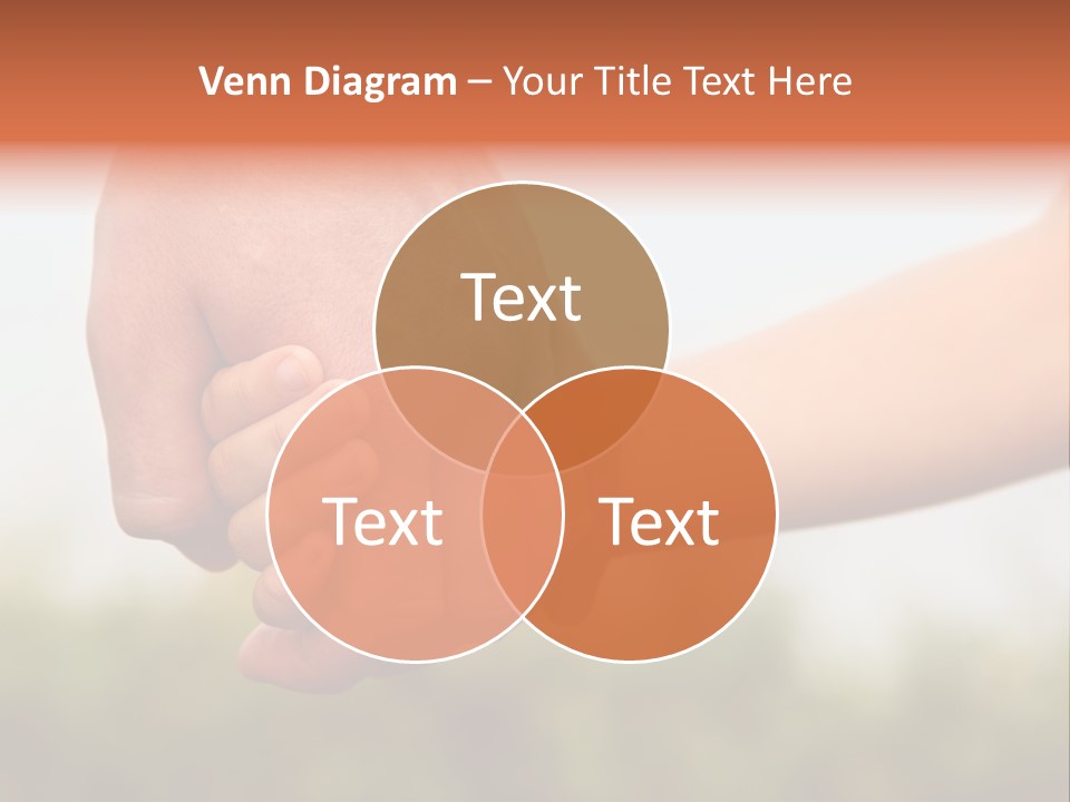 Little Holds Father PowerPoint Template