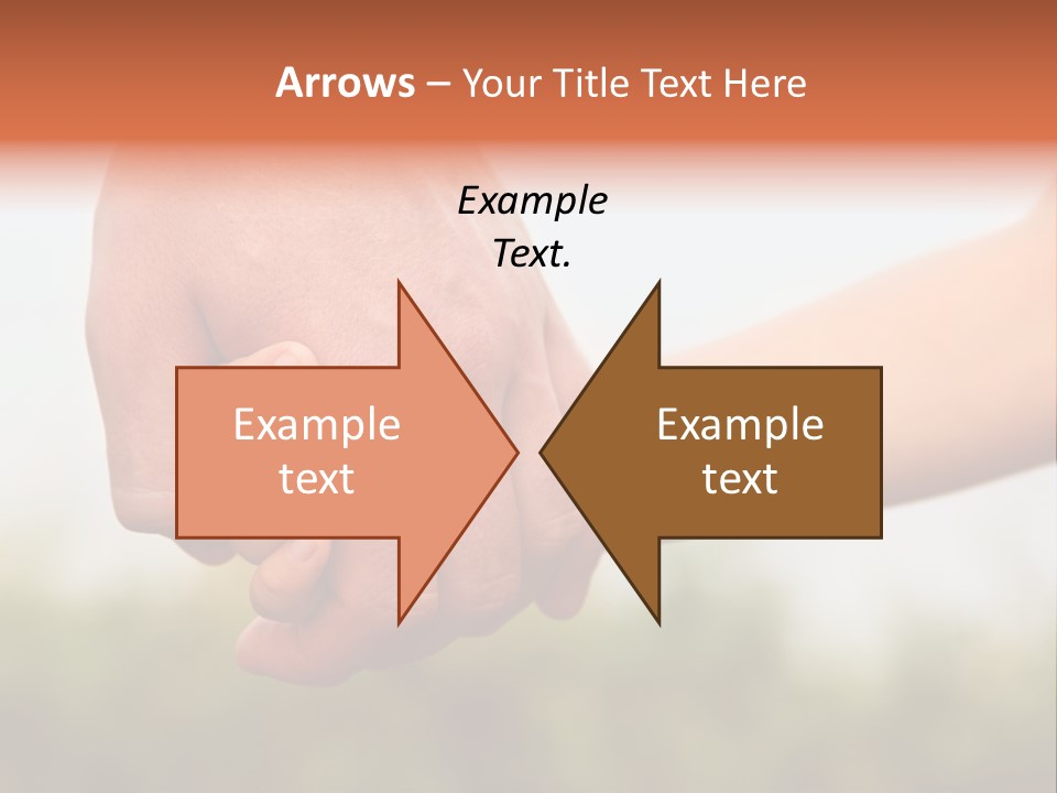 Little Holds Father PowerPoint Template