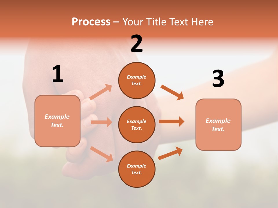 Little Holds Father PowerPoint Template