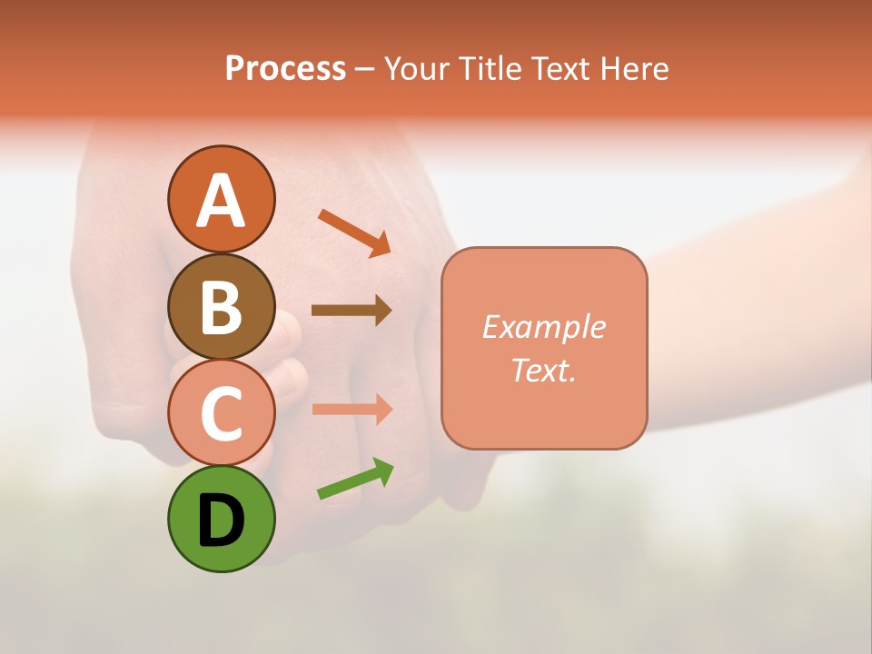 Little Holds Father PowerPoint Template
