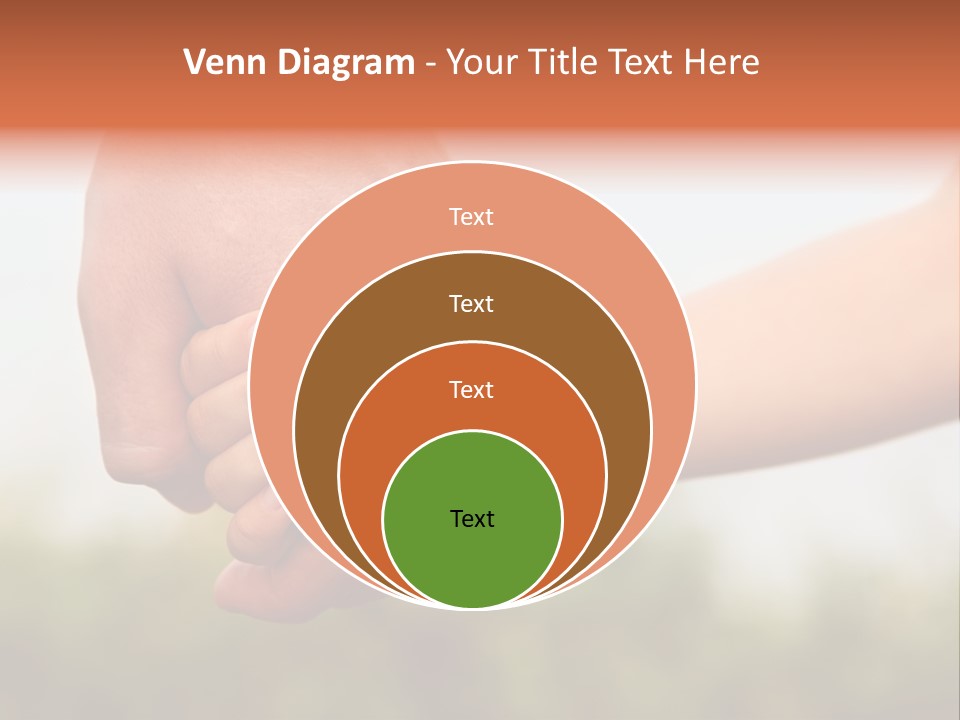 Little Holds Father PowerPoint Template