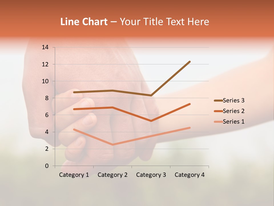 Little Holds Father PowerPoint Template