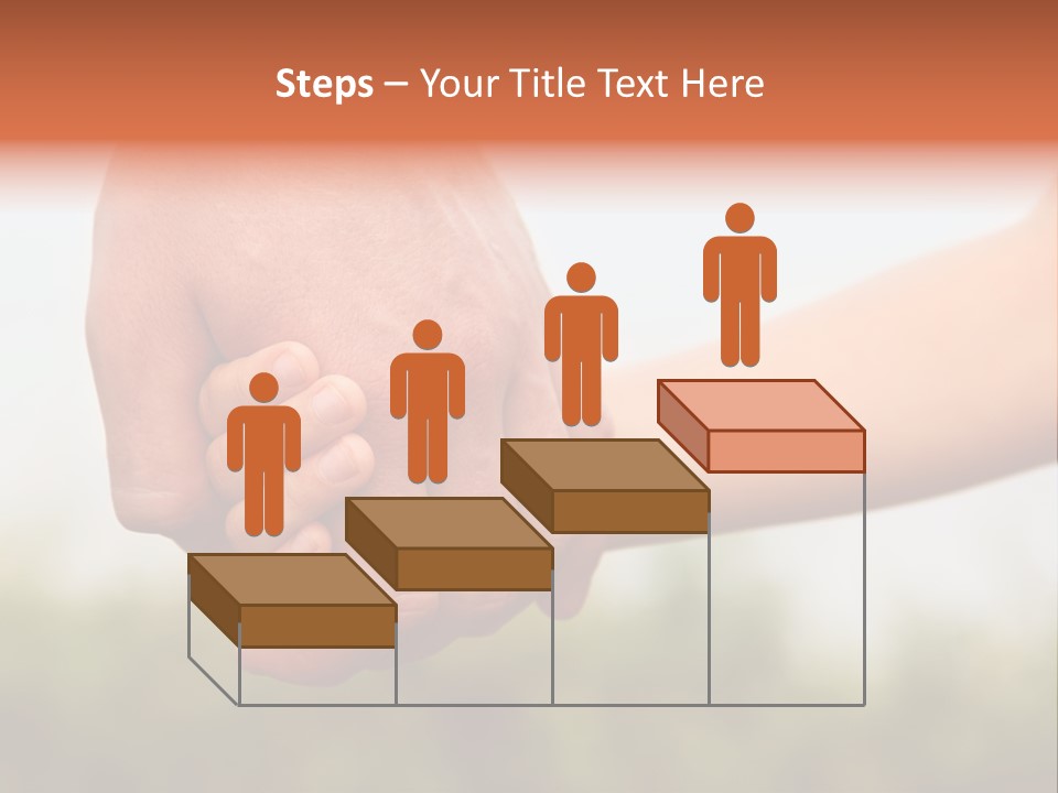 Little Holds Father PowerPoint Template