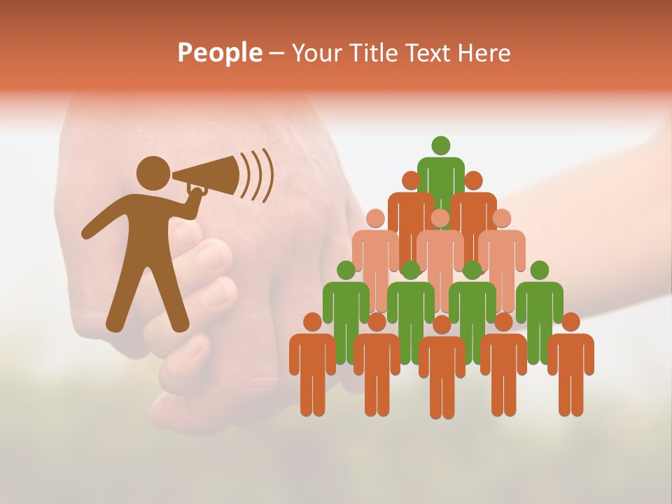 Little Holds Father PowerPoint Template