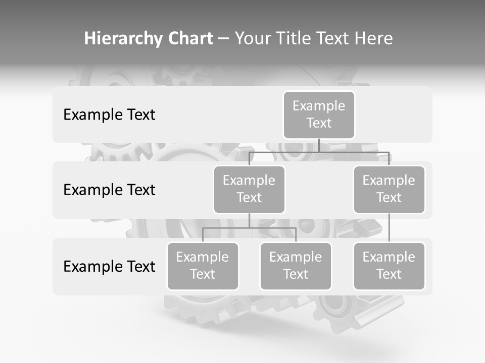 Connect Element Gearwheels PowerPoint Template