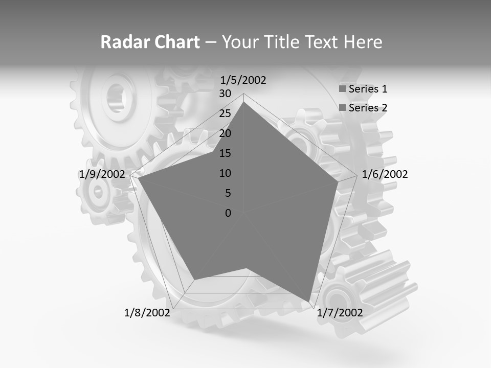 Connect Element Gearwheels PowerPoint Template