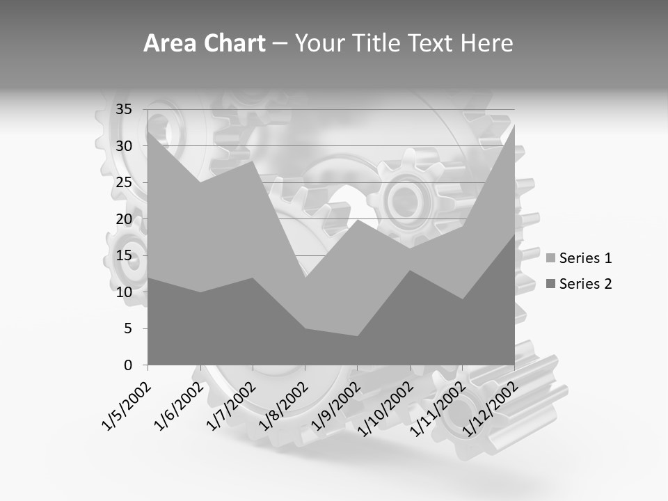 Connect Element Gearwheels PowerPoint Template