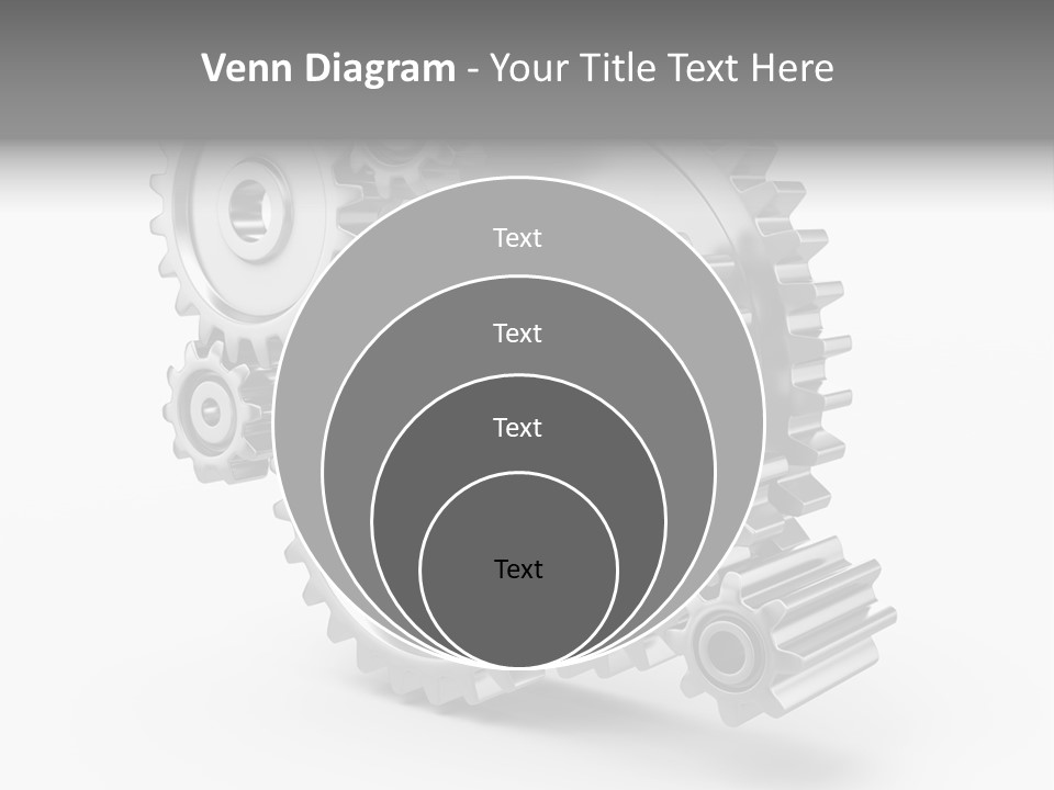 Connect Element Gearwheels PowerPoint Template
