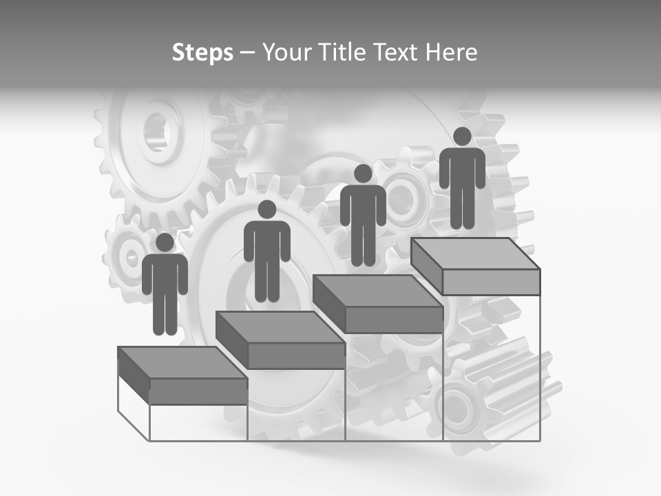 Connect Element Gearwheels PowerPoint Template