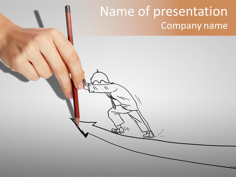 Turnover Positivity Pencil PowerPoint Template