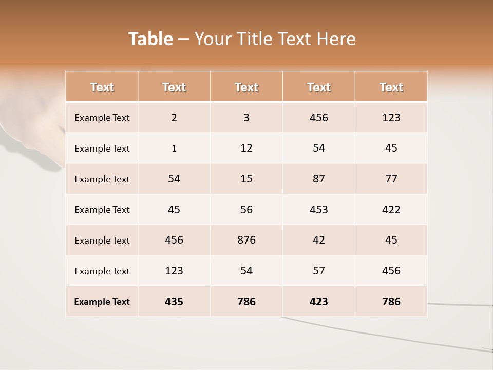 Turnover Positivity Pencil PowerPoint Template