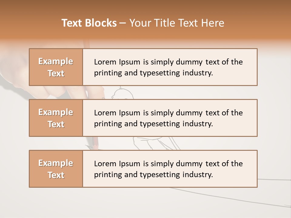 Turnover Positivity Pencil PowerPoint Template
