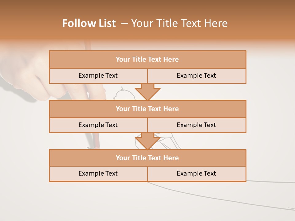 Turnover Positivity Pencil PowerPoint Template