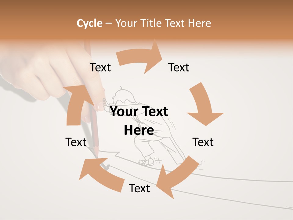 Turnover Positivity Pencil PowerPoint Template