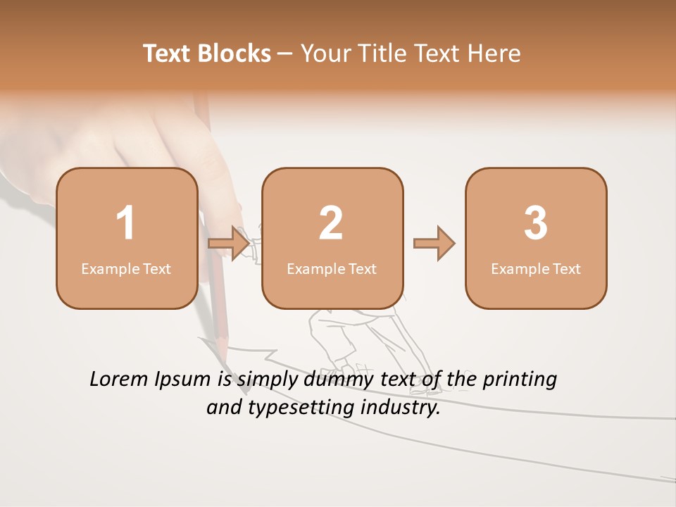 Turnover Positivity Pencil PowerPoint Template