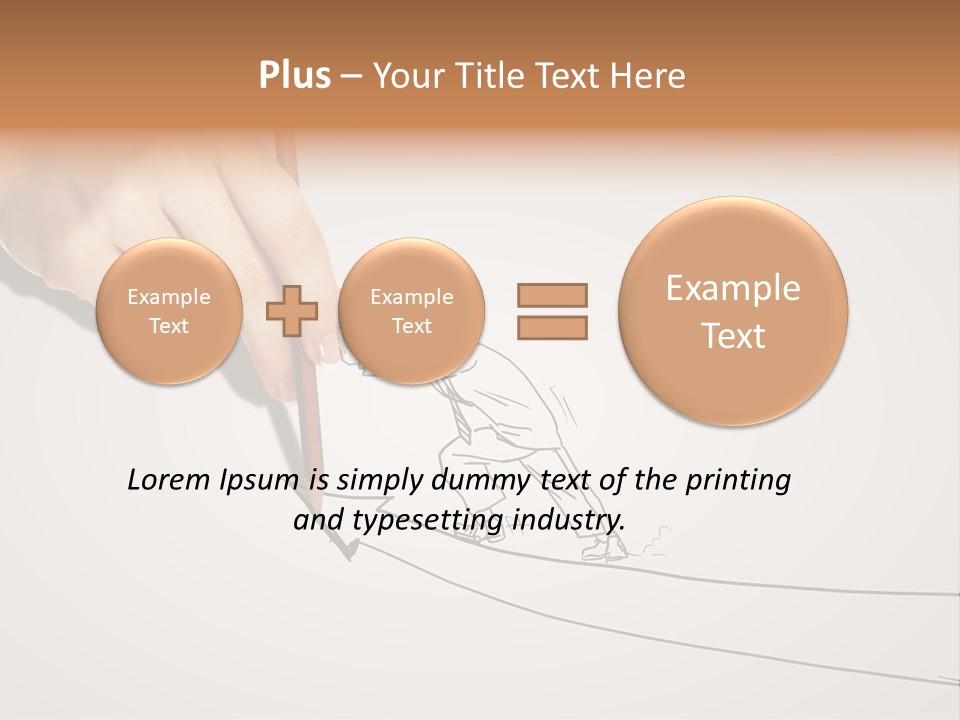 Turnover Positivity Pencil PowerPoint Template