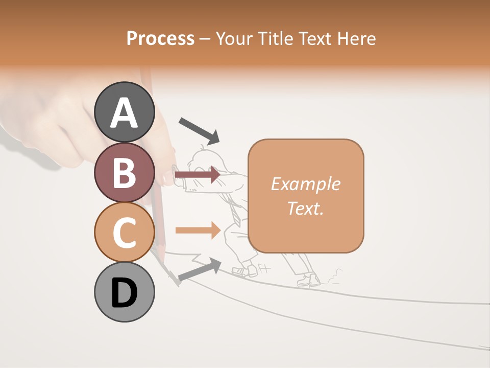Turnover Positivity Pencil PowerPoint Template