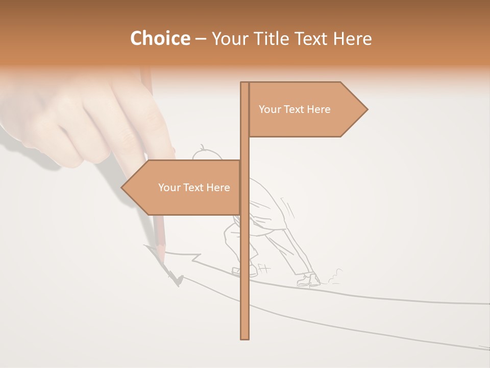 Turnover Positivity Pencil PowerPoint Template