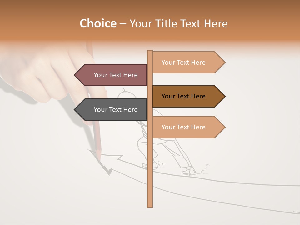 Turnover Positivity Pencil PowerPoint Template