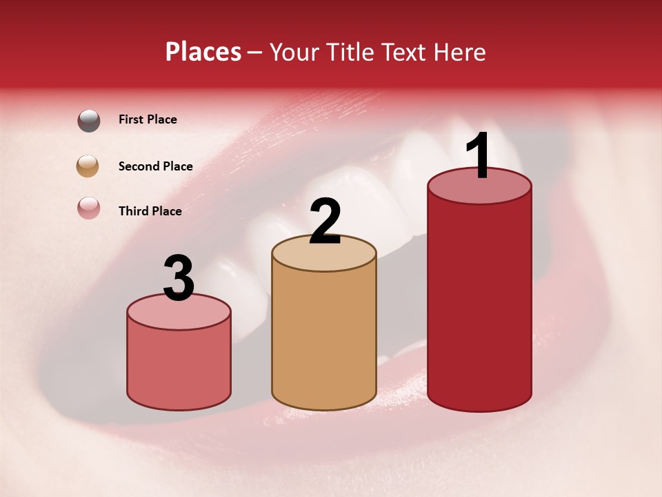 Lips Smile Whitening PowerPoint Template