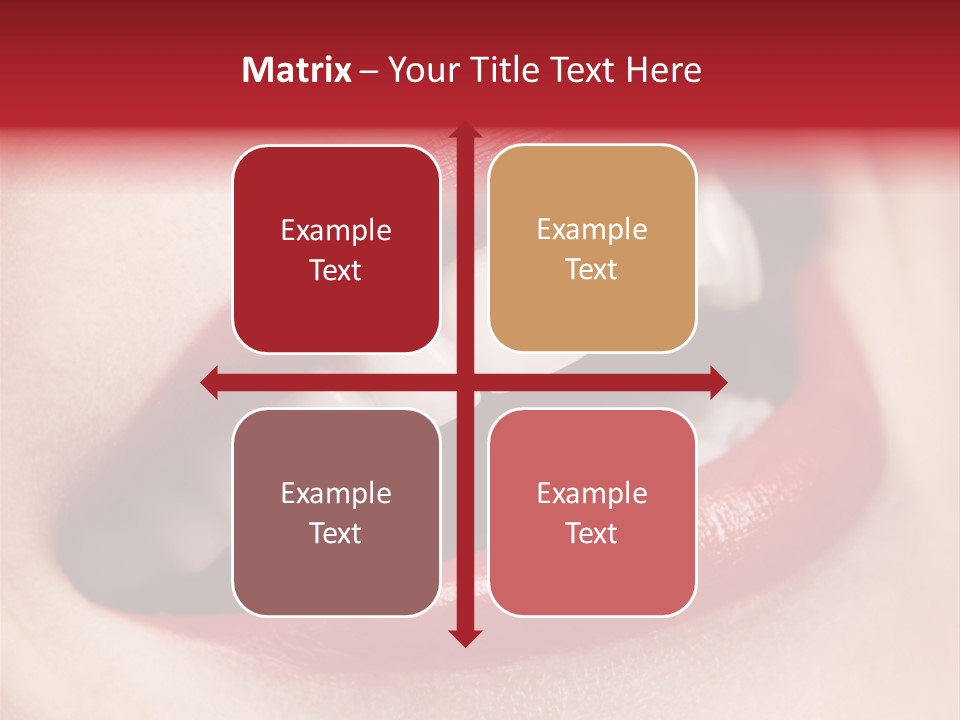 Lips Smile Whitening PowerPoint Template