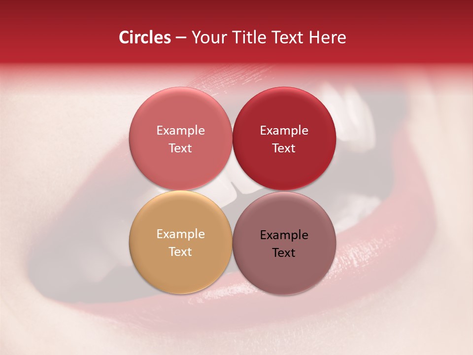 Lips Smile Whitening PowerPoint Template