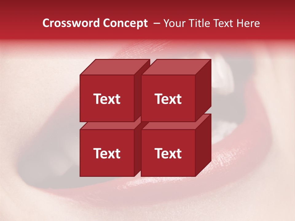 Lips Smile Whitening PowerPoint Template