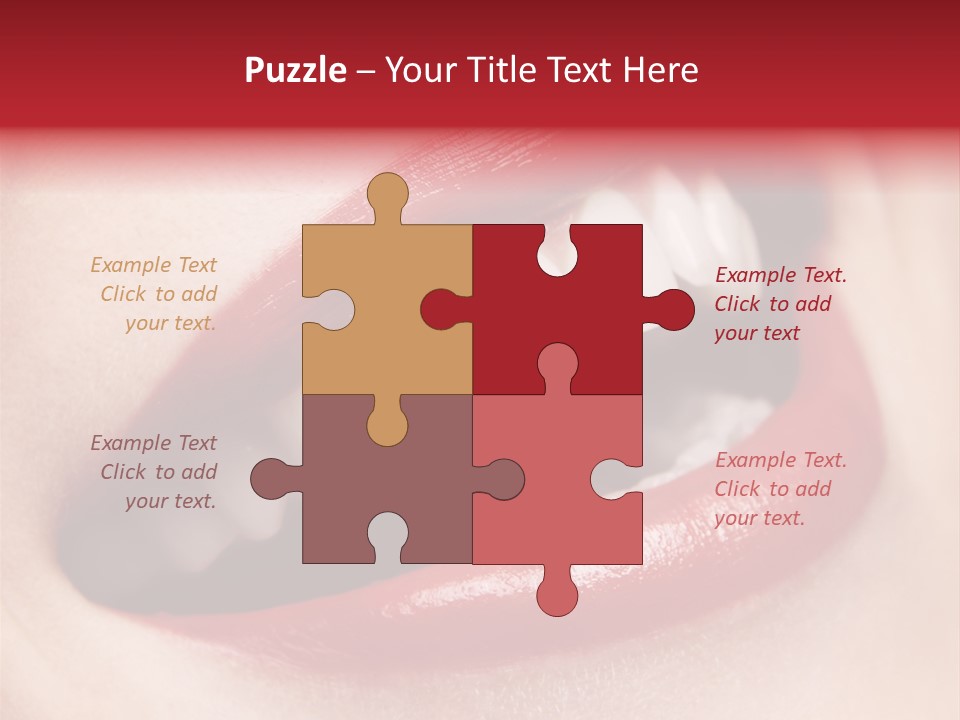 Lips Smile Whitening PowerPoint Template