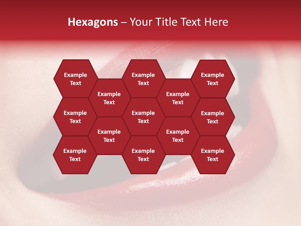 Lips Smile Whitening PowerPoint Template