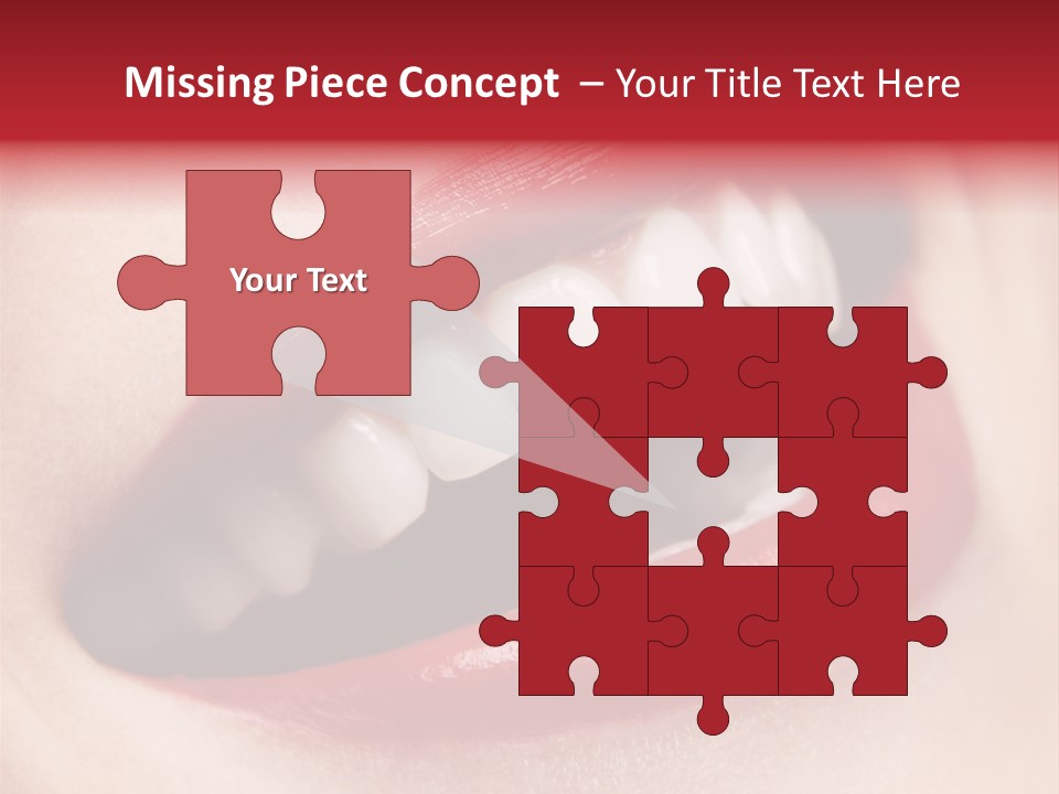 Lips Smile Whitening PowerPoint Template