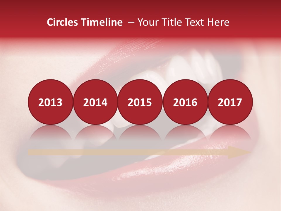 Lips Smile Whitening PowerPoint Template