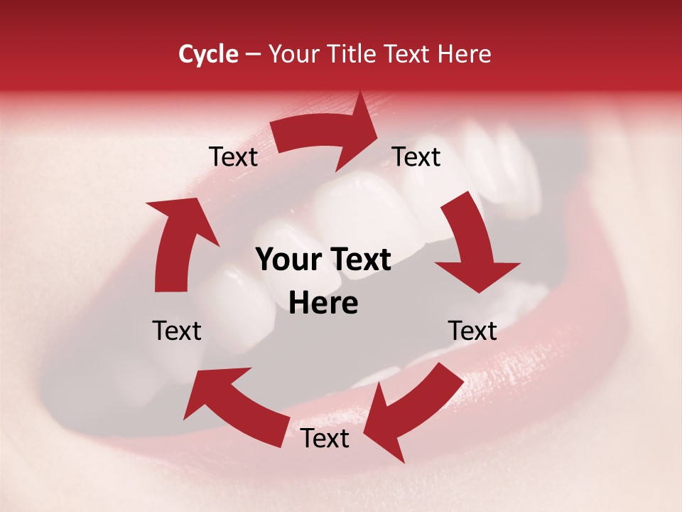 Lips Smile Whitening PowerPoint Template