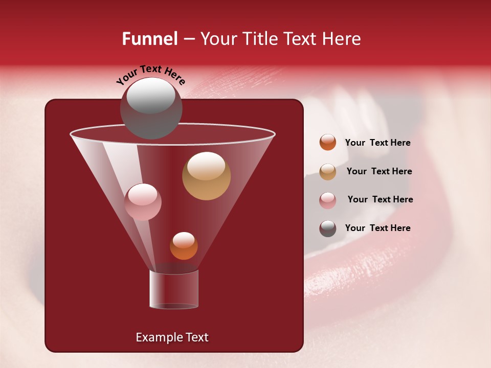 Lips Smile Whitening PowerPoint Template