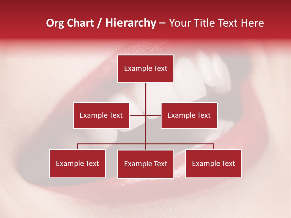 Lips Smile Whitening PowerPoint Template
