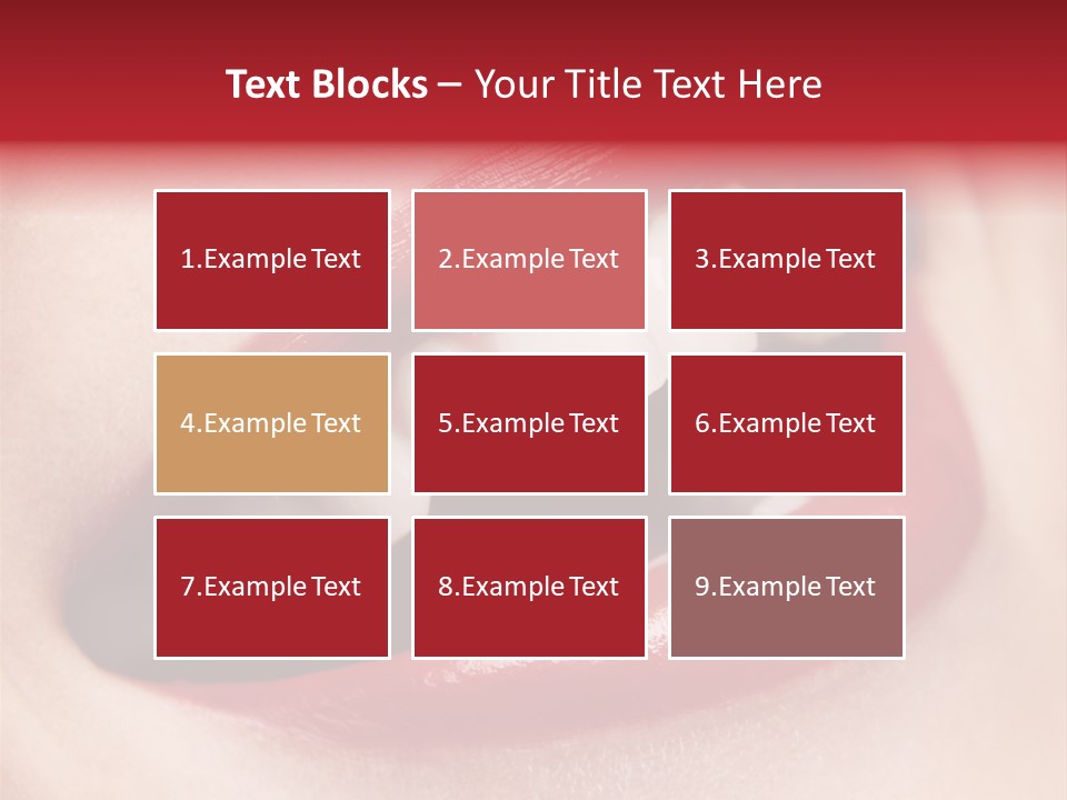 Lips Smile Whitening PowerPoint Template