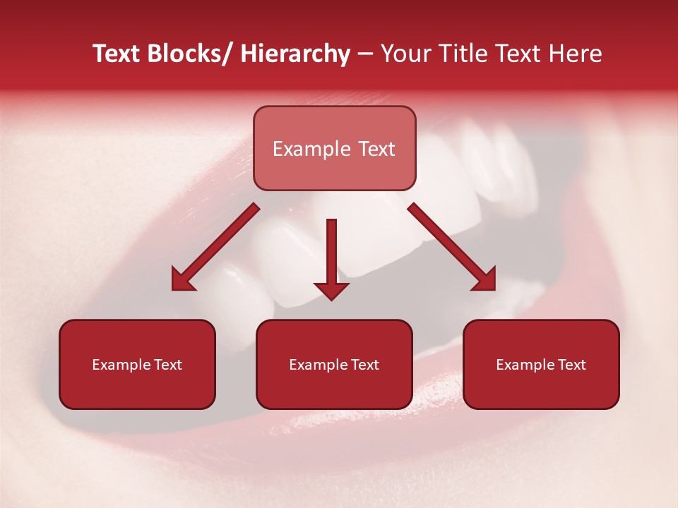 Lips Smile Whitening PowerPoint Template