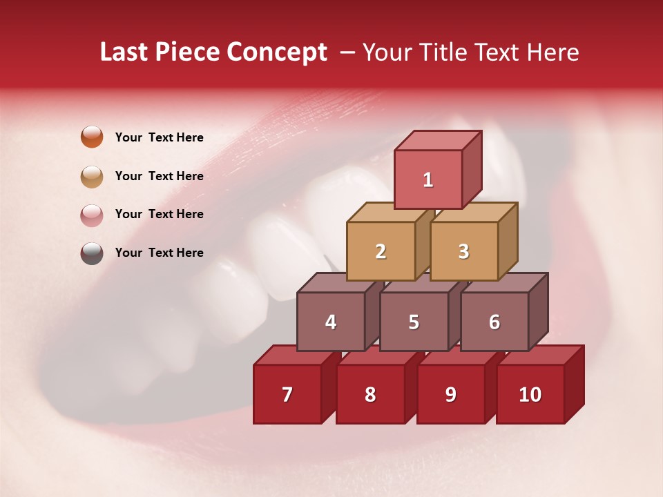 Lips Smile Whitening PowerPoint Template
