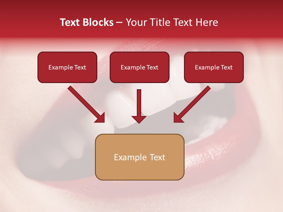 Lips Smile Whitening PowerPoint Template