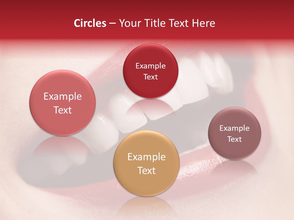 Lips Smile Whitening PowerPoint Template