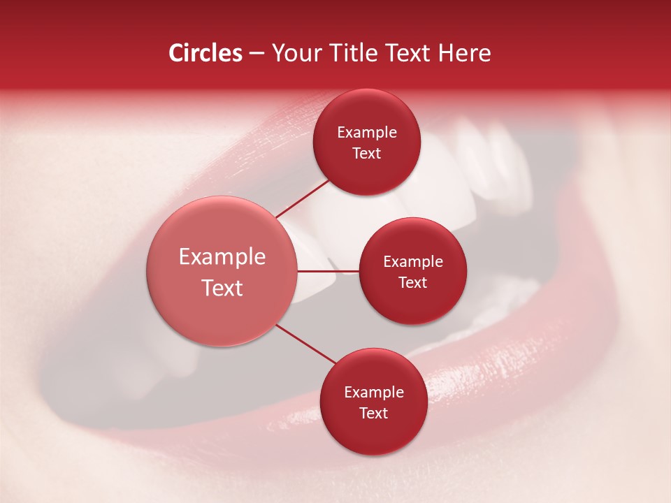 Lips Smile Whitening PowerPoint Template