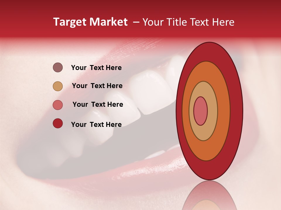 Lips Smile Whitening PowerPoint Template